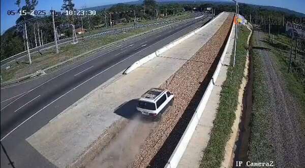 Rampa de frenado en Ypacaraí salva la vida de siete personas - Noticiero Paraguay