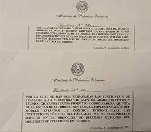 Hay llamativos aumentos y rotaciones en la Cancillería - Política - ABC Color