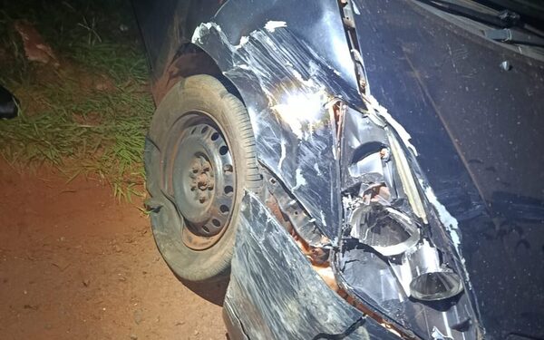 Borracho ocasiona accidente en Hernandarias