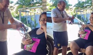 (VIDEO) ¡El osado regalo que recibió la mami de Lari Riquelme por el día de la madre!
