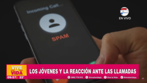 Los jóvenes y la reacción ante una llamada telefónica
