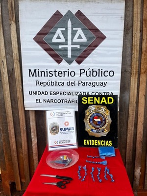 SENAD incauta dosis de crack en vivienda en Trinidad.