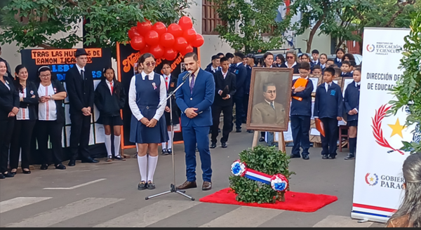 Acto de Conmemoración en honor a Ramón Indalecio Cardozo