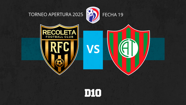 Recoleta vs. Atlético Tembetary: Paso a paso