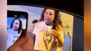 Una presunta policía protagoniza un altercado con una familia por un estacionamiento en Asunción