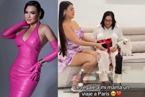 Por el día de la madre Laurys Dyva le regaló un viaje a París a su mamá - Teleshow
