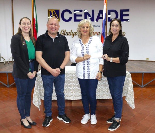 EBY entrega importante aporte al Centro de Ayuda al Discapacitado de Encarnación