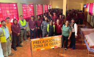 Promueven la seguridad vial en zonas de obras en Mbaracayú