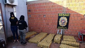 La Senad incauta 508 kilos de marihuana de un mini mercado en Pedro Juan Caballero