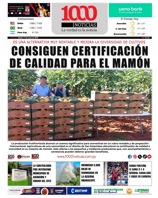 17 Mayo 2025 - 1000 Noticias
