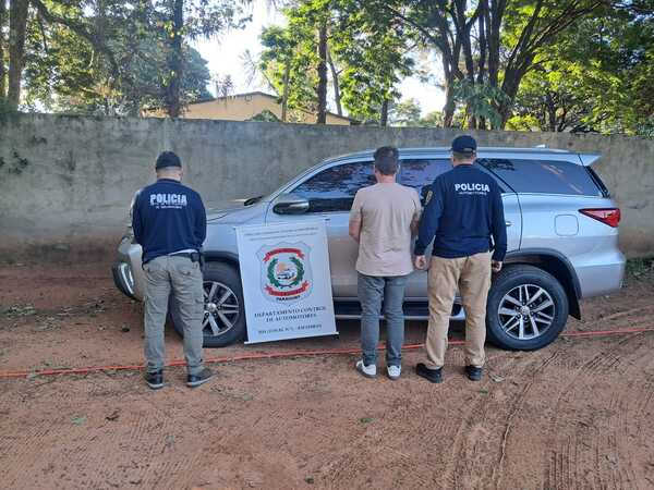 Detienen a Brasileño y Recuperan Lujosa Camioneta Robada en Pedro Juan Caballero.