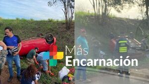 Vuelco de vehículo en Naranjito deja varios heridos, entre ellos un menor