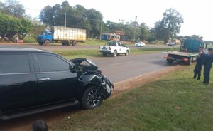 Conductor ebrio provoca violento accidente en Minga Guazú 