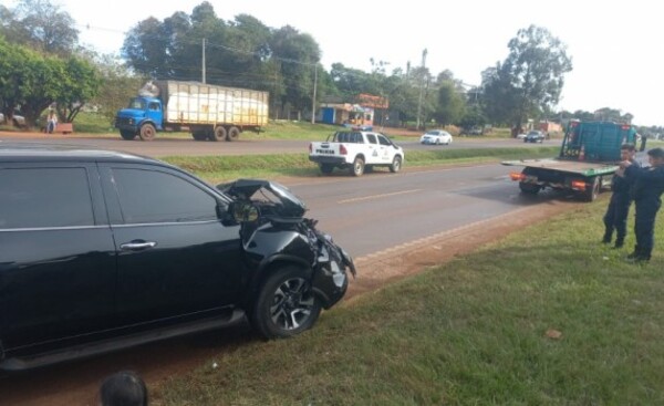 Conductor ebrio provoca violento accidente en Minga Guazú