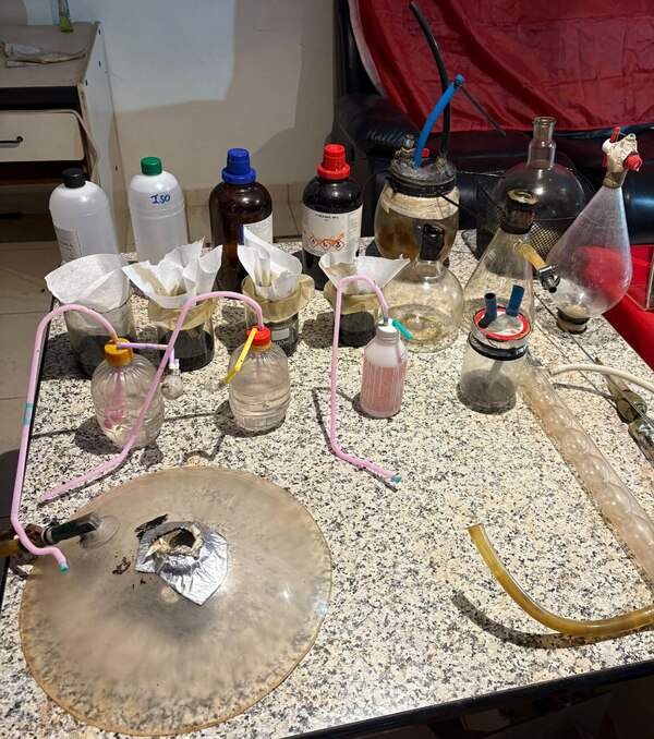 Por primera vez detectan laboratorio de metanfetamina en Paraguay - Judiciales.net