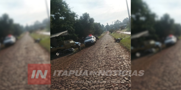 COLISIÓN DE MOTOCICLETAS DEJÓ UN FALLECIDO EN CARLOS A. LÓPEZ