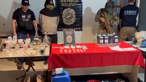 Cae un chino en laboratorio de droga sintética allanada en Minga Guazú