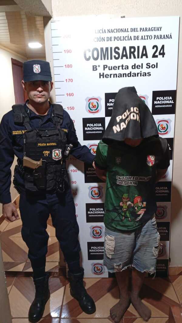 Detienen a menor buscado por múltiples hurtos en Hernandarias - ADN Digital