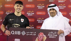 Versus / ¡En racha! Adam Bareiro es figura en el Al Rayyan con un doblete