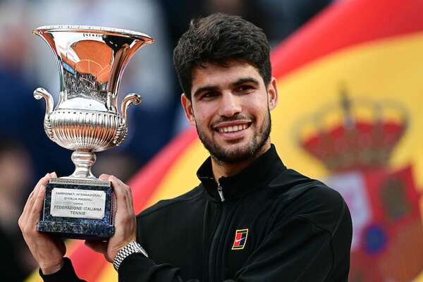 Carlos Alcaraz cortó con el romance italiano y se corona en Roma - Polideportivo - ABC Color