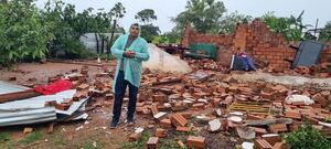 Temporal deja sin vivienda a una familia en San Ignacio - Nacionales - ABC Color
