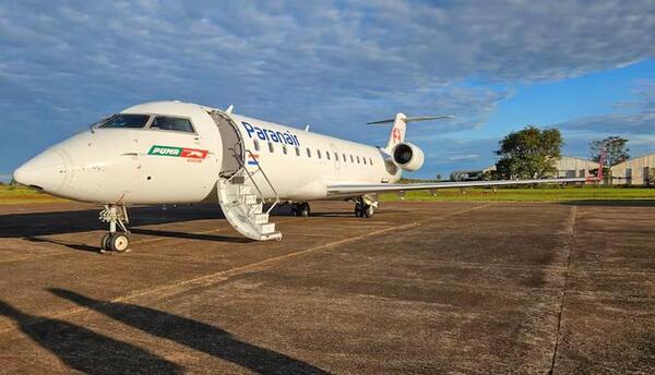 Un avión fue desviado debido a la tormenta que cayó