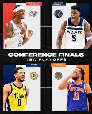 Thunder-Timberwolves y Knicks-Pacers, finales de conferencia en la NBA - Polideportivo - ABC Color