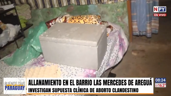Allanan una clínica clandestina tras denuncia de adolescente presuntamente forzada a abortar en Areguá
