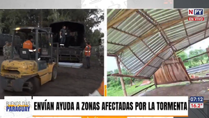 SEN envía ayudas a comunidades afectadas por fuerte temporal