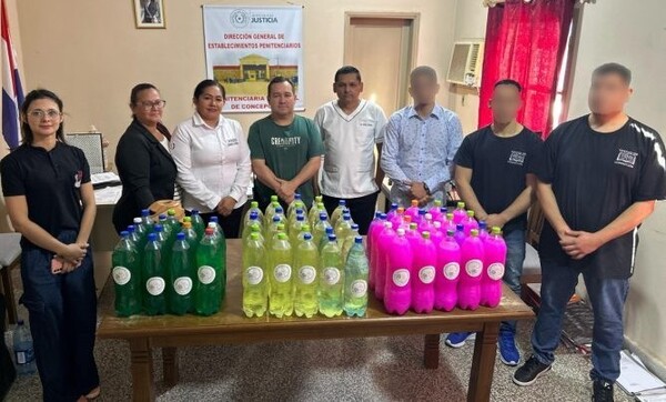 Privados de libertad elaboran productos de limpieza que donan al Hospital Regional de Concepción - .::Agencia IP::.