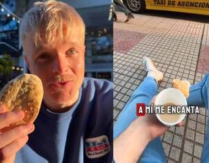 [VIDEO] ¿Cumplirá? El chef alemán que se enamoró de la chipa con cocido y lanzó una loca apuesta