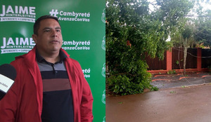 Temporal en Cambyretá deja cerca de 65 familias afectadas: Municipalidad coordina asistencia y aguarda apoyo nacional