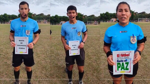 Árbitros piden "Basta de maltrato verbal" en las canchas