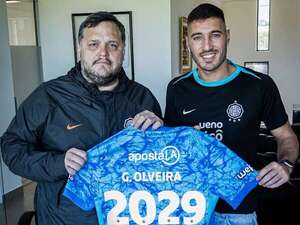Olimpia anunció la renovación de Gaston Olveira hasta 2029 - Olimpia - ABC Color