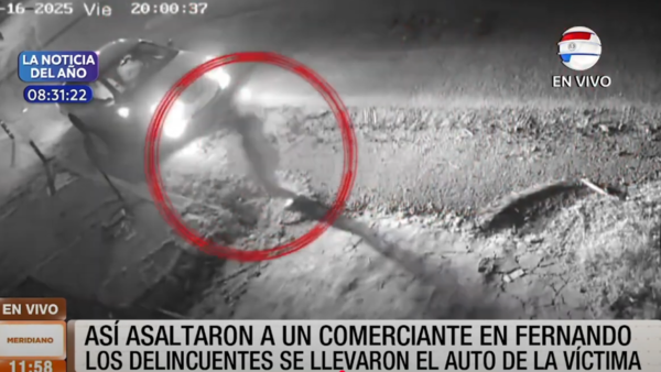 Asaltaron a un comerciante en Fernando de la Mora