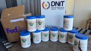 Detectan presunta marihuana oculta entre cremas corporales en el Aeropuerto Silvio Pettirossi