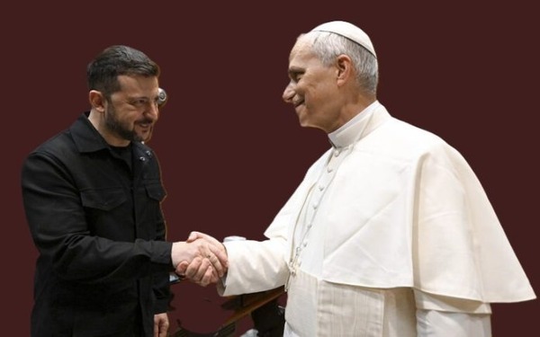 El papa León XIV recibió a Volodimir Zelenski, presidente de “la Ucrania martirizada” - ADN Digital
