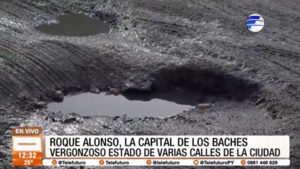 Mariano Roque Alonso, la capital de los baches