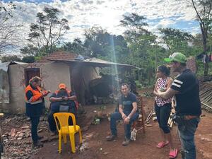 Nueva Alborada: Asisten a familias afectadas por el temporal