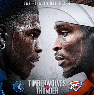 Timberwolves visita este martes al Thunder en la primera final del Oeste - Polideportivo - ABC Color