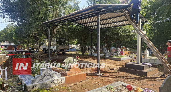 NVA. ALBORADA: AVANZAN LAS MEJORAS EN EL CEMENTERIO DE VILLA ALBORADA