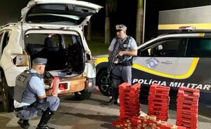 Policía brasileña detiene a pareja paraguaya con 115 kilos de droga