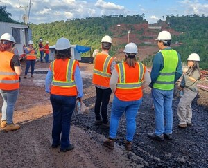 Constataron avances del proyecto que transformará la logística en el Este del país - .::Agencia IP::.
