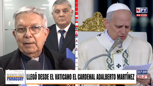 Cardenal Adalberto Martínez regresó a Paraguay: “El Papa León XIV envió saludos al pueblo paraguayo”