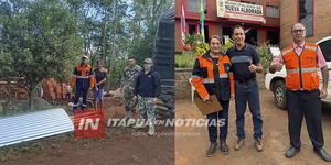 NVA. ALBORADA: ENTREGAN ASISTENCIA A FAMILIAS AFECTADAS POR EL TEMPORAL
