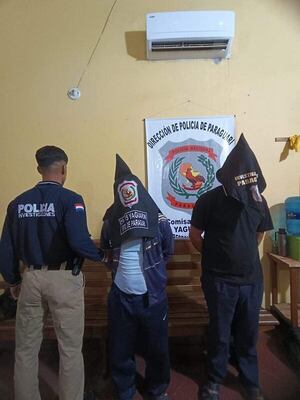 Pirayú: Tras allanamiento por hurto, detienen a dos personas e incautan evidencias - Nacionales - ABC Color