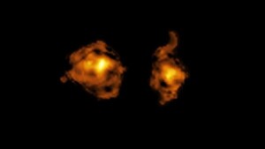 Astrónomos observan en el espacio profundo una "batalla" entre una pareja de galaxias