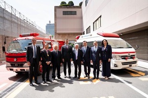 Sistema de emergencia nacional recibe 50 vehículos donados por bomberos de Japón - ADN Digital