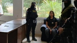 Gianina García Troche fue recluida a la cárcel de Viñas Cué - trece