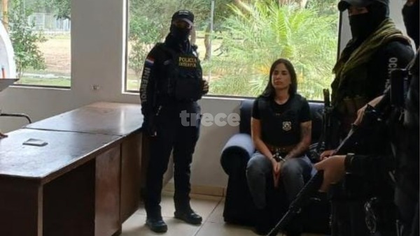 Gianina García Troche fue recluida a la cárcel de Viñas Cué - trece